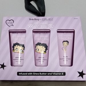 Betty Boop x Celavi  Moisturizing Hand Cream Trio